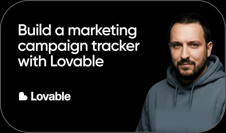 Build a marketing campaign tracker with Lovable